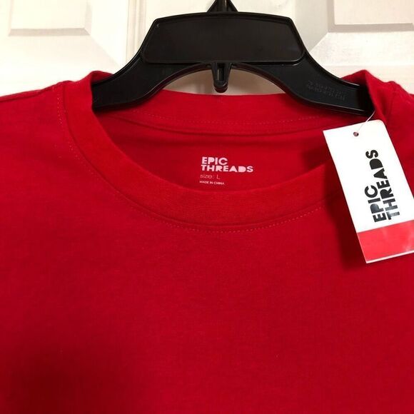 EPIC THREADS - NWT - Little Boys Sz Large Long-Sleeve Crew Neck Tee “Ski Patrol” - Picture 4 of 10